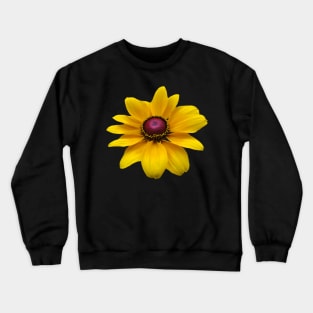 yellow blooming coneflower, flower, petals, floral Crewneck Sweatshirt